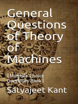 cover image of General Questions of Theory of Machines
